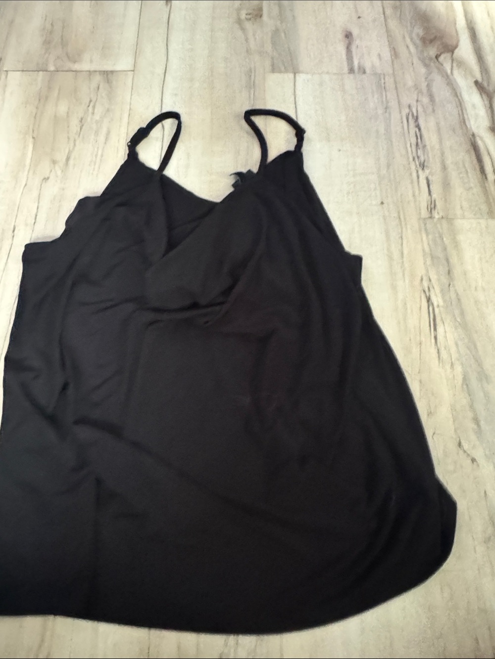 torrid Black V-Neck Spaghetti Strap Tank